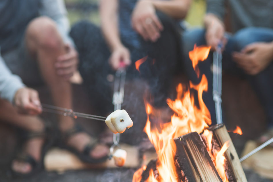 Smores by the campfire